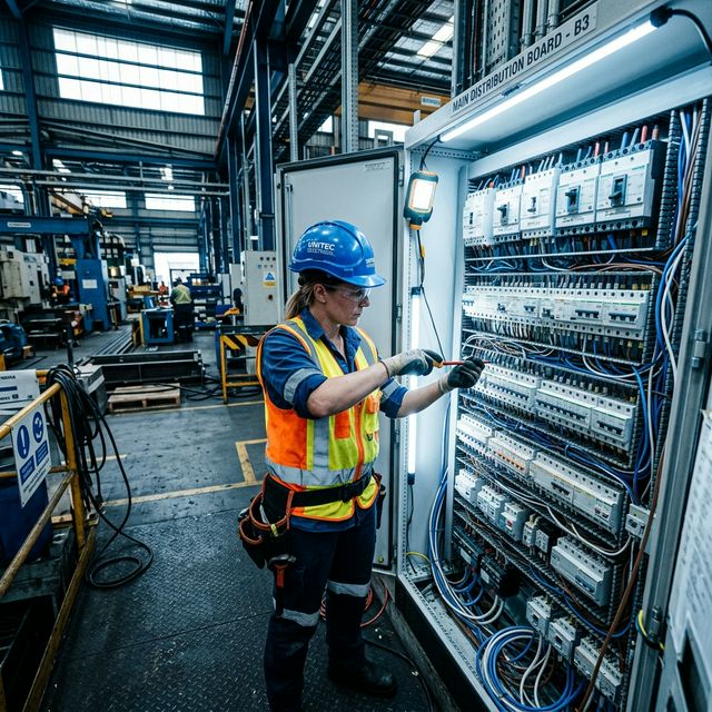 AYB electrician at work